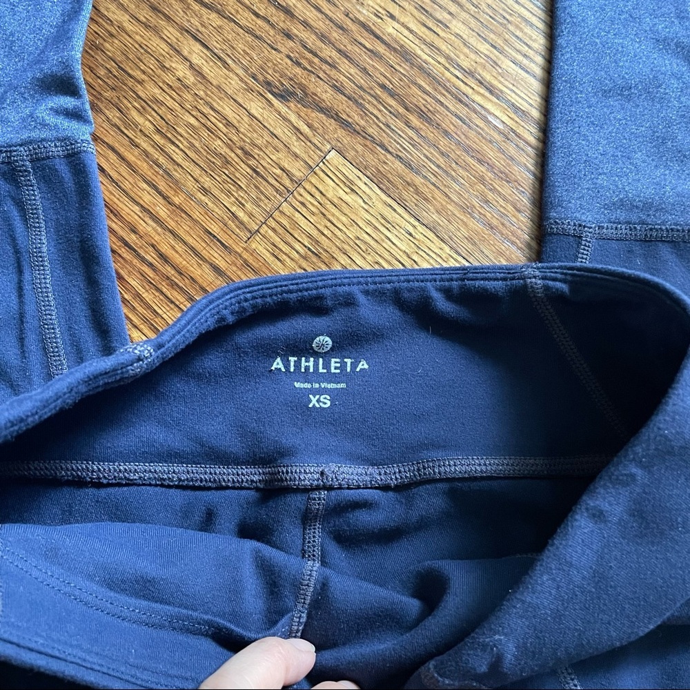 Athleta Navy Plie Leggings - Picture 7 of 7